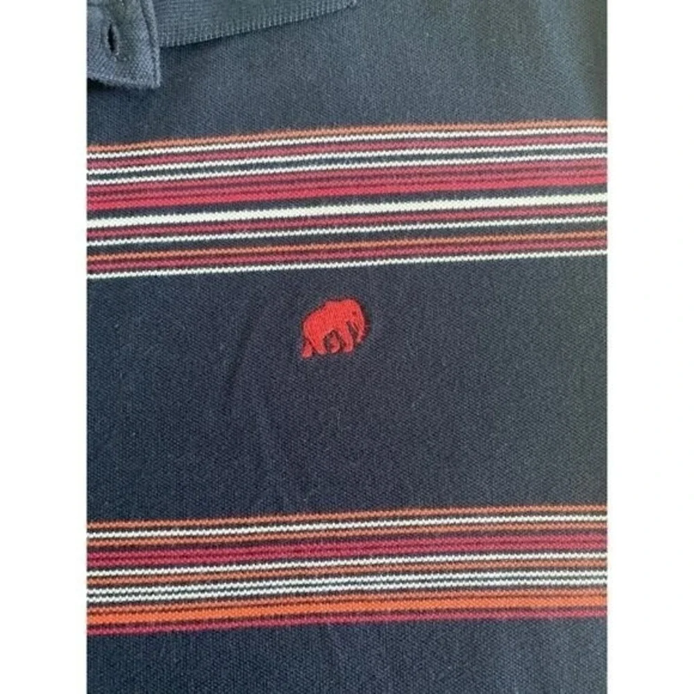 Banana Republic Mens Polo Shirt Short Sleeve‎ Striped Casual Top Size XL Tall